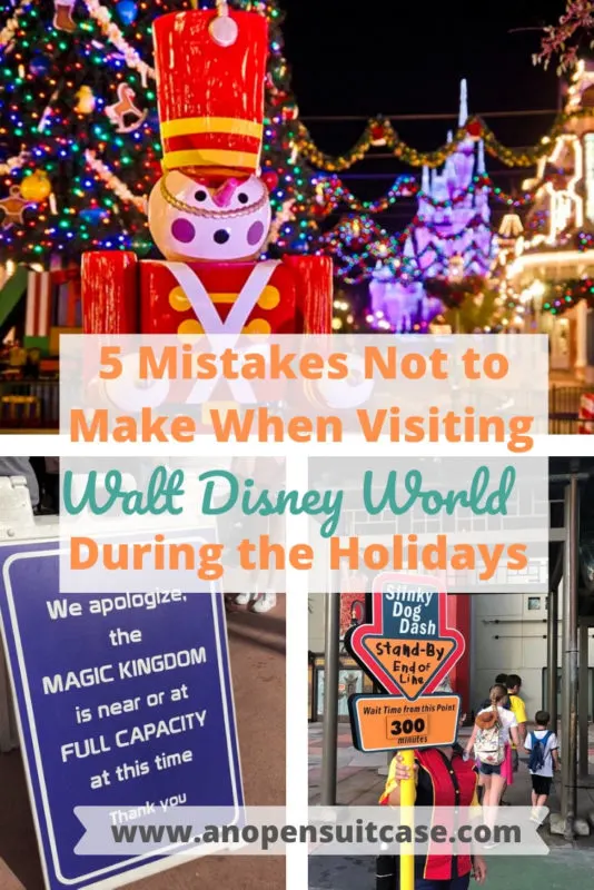 visiting wdw during holidays
