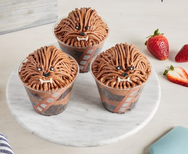 chewie cake cups star wars party