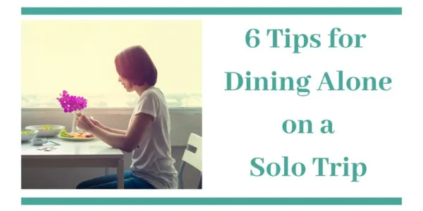 tips for dining solo