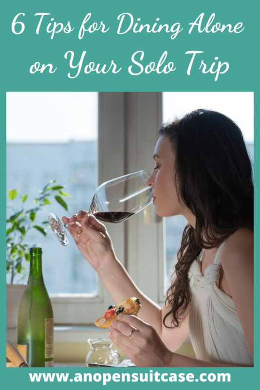 tips for dining solo