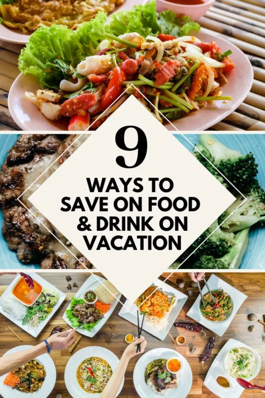 save on food drink on vacation