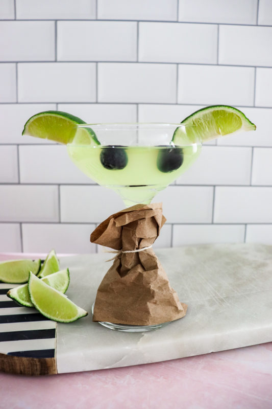 yoda cocktail and mocktail